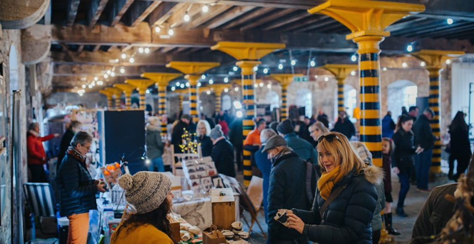 A Christmas evening at the Royal William Yard